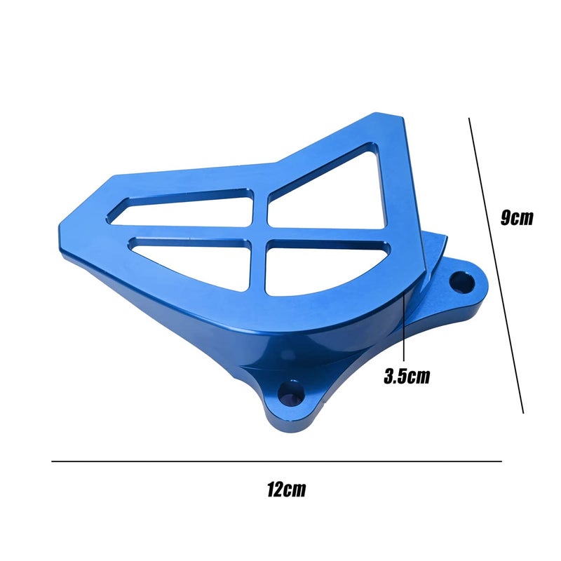 Canitu Blue Sprocket Guard Cover,CNC Billet Aluminum Engine Sprocket Cover Case Saver Guard Protector Crankcase Replacement for Yamaha YZ125 1993-2004 - Image 3
